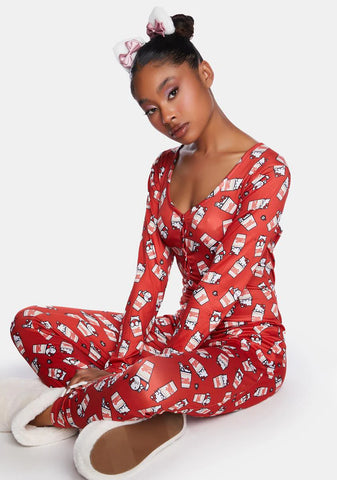 Cup O' Noodles Onesie Pajamas