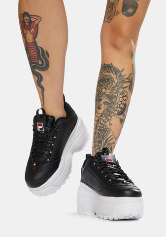 Black Disruptor 2 Wedge Sneakers