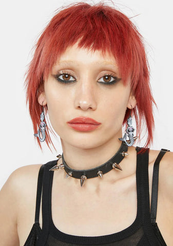 Beautiful Bones Drop Earrings