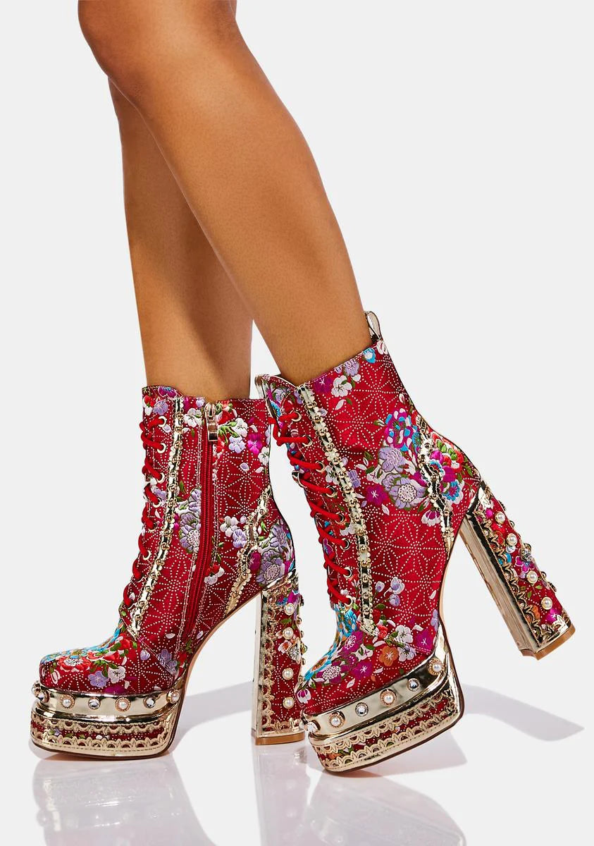 Richie Rich Platform Boots