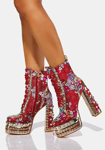 Richie Rich Platform Boots