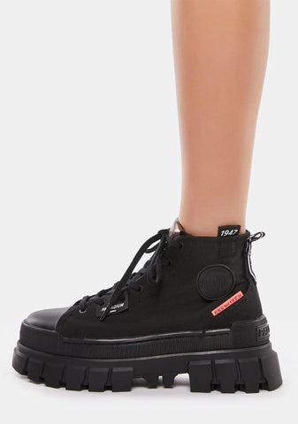 Black Revolt Hi Tx Platform Sneakers