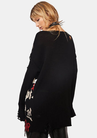 Own The Resistance Oversized Sweater