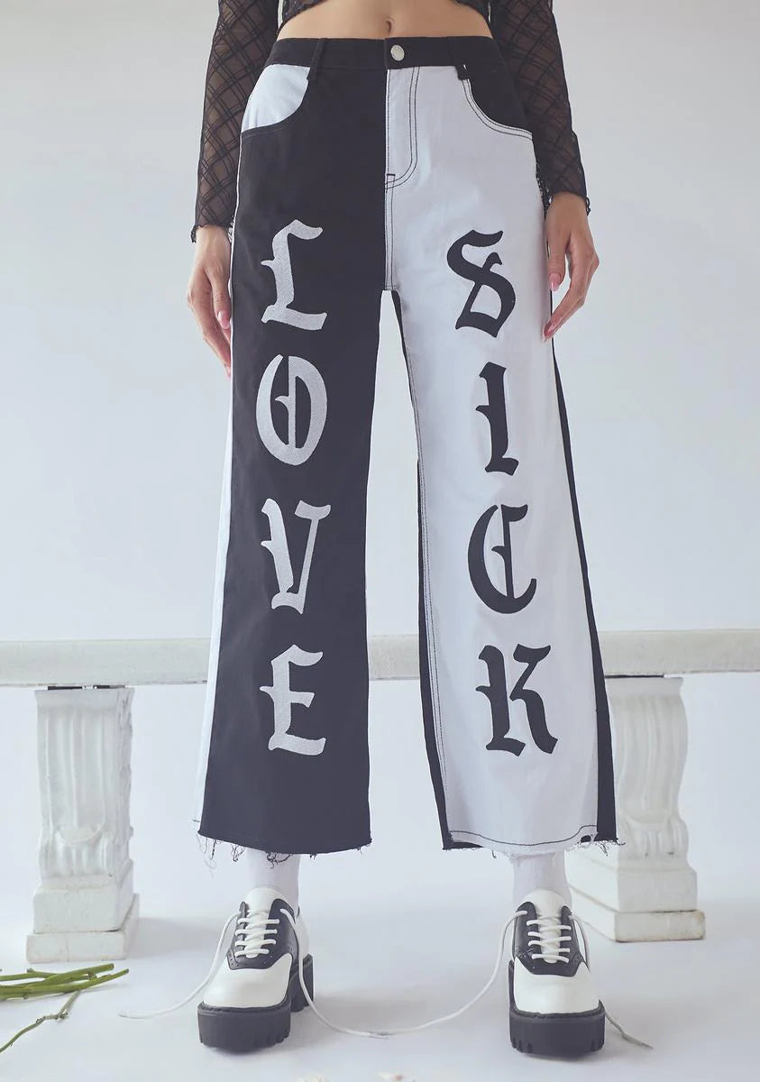 Therefore I Am Embroidered Pants