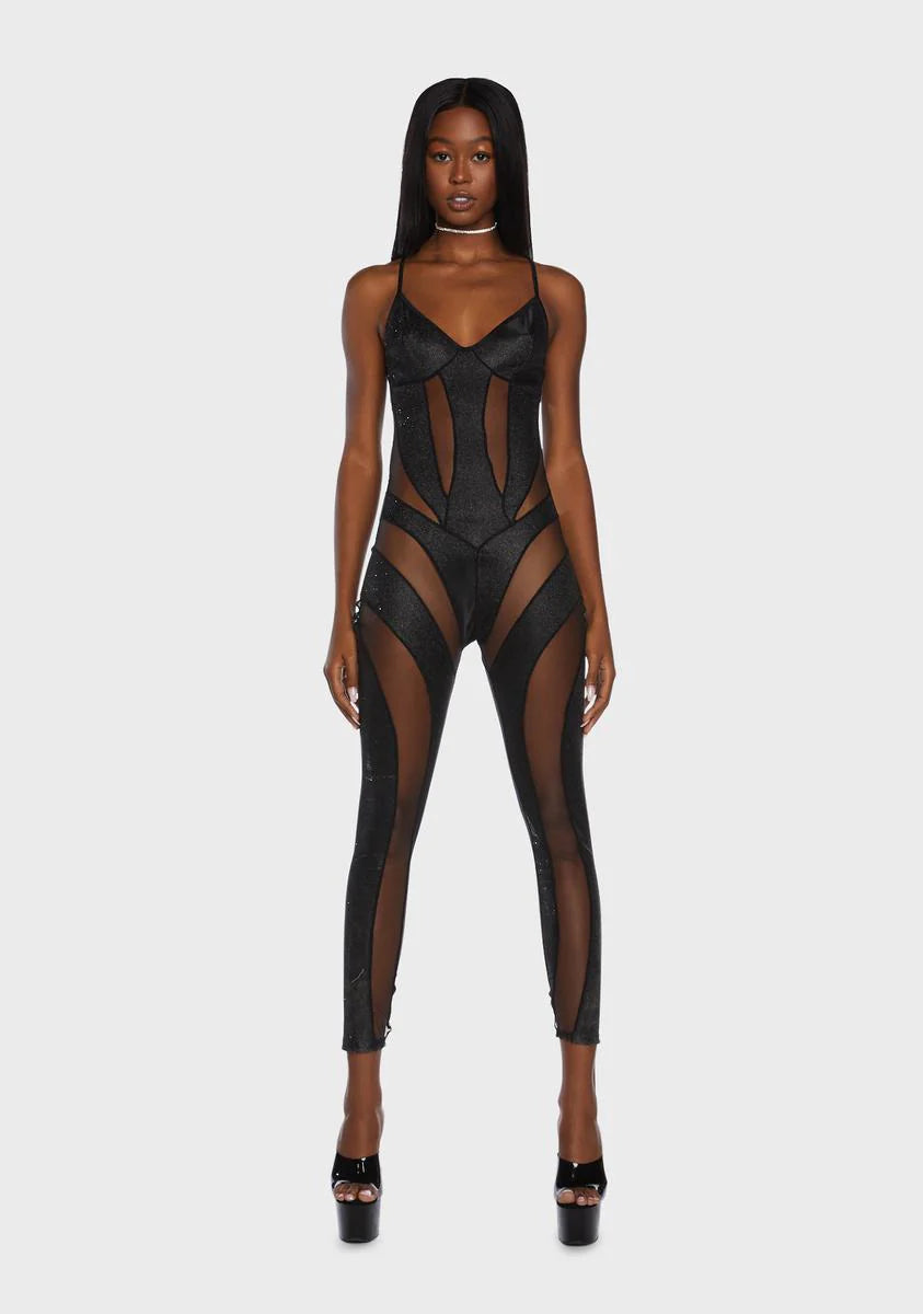 Shimmer Skin Jumpsuit