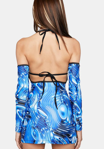Liquid Metal Dress Set