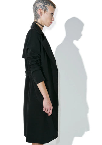 Darkness On My Mind Trench Coat