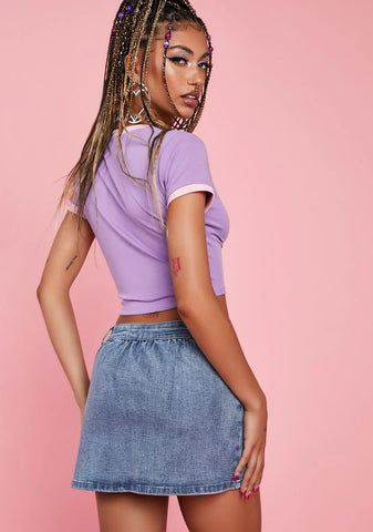 Orientation Weekend Denim Skirt