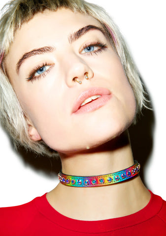Diva Aurora Borealis Choker