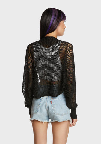 Break Time Knit Shrug