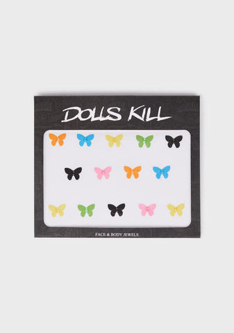 Party Ready Mini Butterfly Stickers