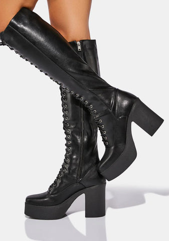 Night Seize The Power Platform Boots