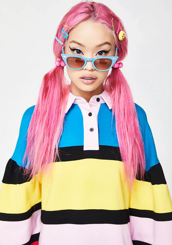 Topaz Down For It Cat Eye Sunglasses