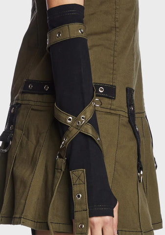 Army Multi Eyelet Arm Warmers