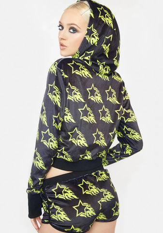 Total Hotshot Velour Hoodie