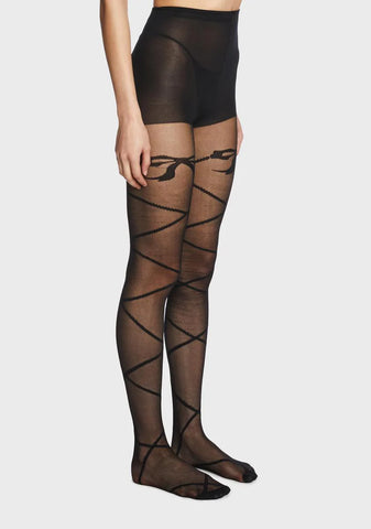 Ballet Nights Print Tights
