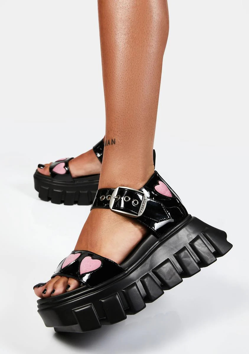 Rollercoaster Chunky Sandals