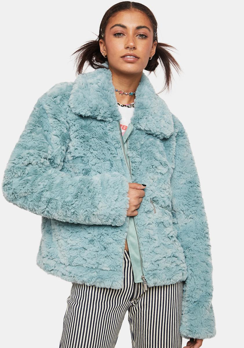 Serena Short Length Faux Fur Coat
