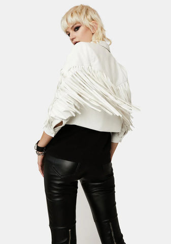 No One's Business Vegan Leather Jacket