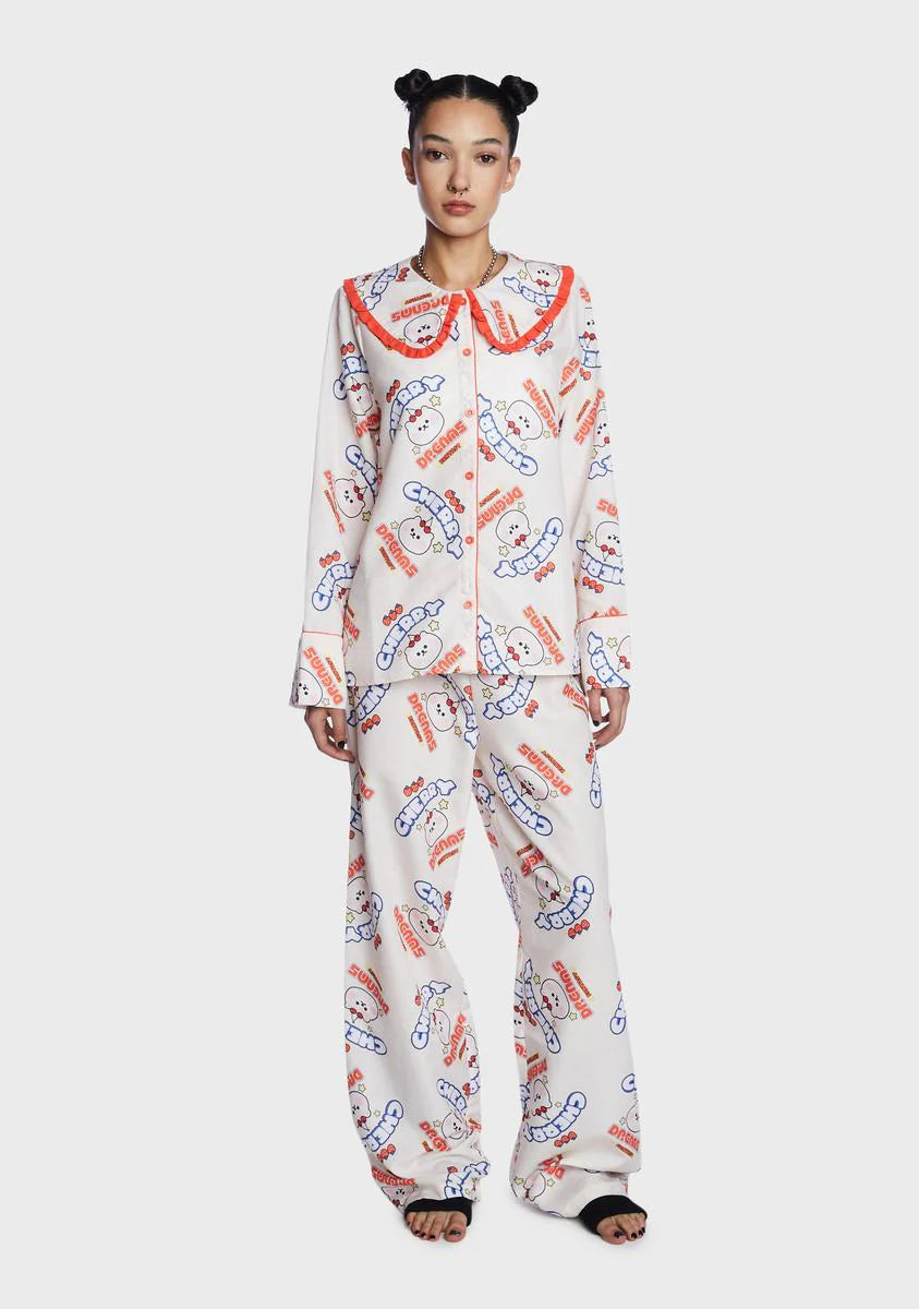 Cherry Dreams Shirt And Trouser Set