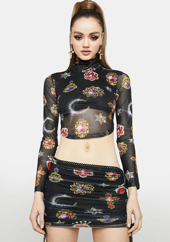 You're A Gem Mesh Skirt