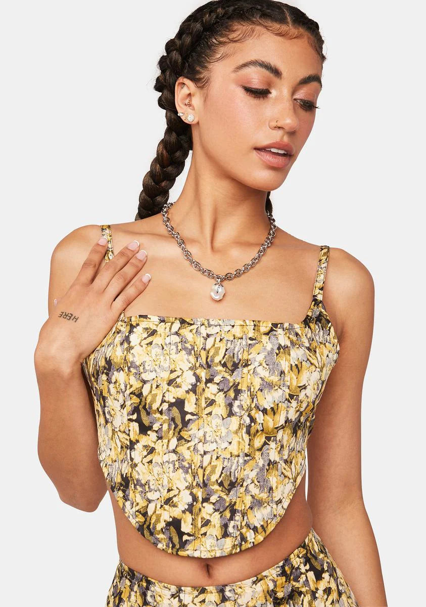 90s Brocade Tanis Corset