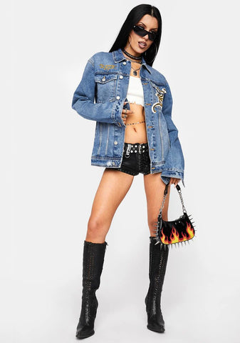 NYC Tiger Denim Jacket