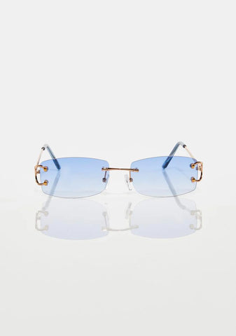 Noughties Hawties Rimless Sunglasses