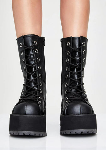 Ranger-301 Platform Calf Boots