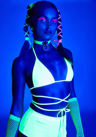 Nuclear Power Hour Wrap Bra Top