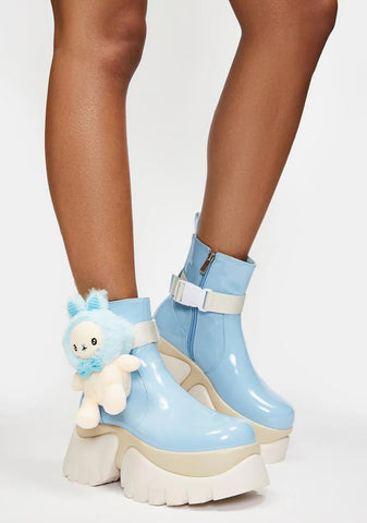 My Blue Melody Platform Boots