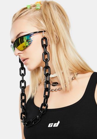 Dark Heavy Topics Sunglasses Chain