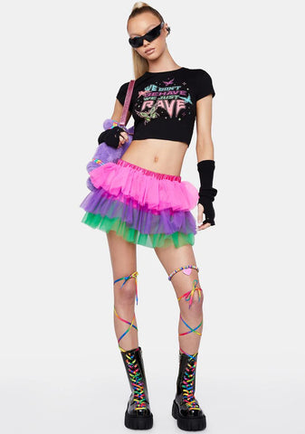 Saved By The Rave Tutu Skirt