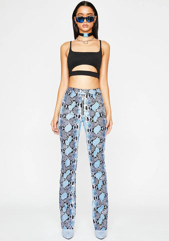 Bossy Bloodline Snakeskin Pants