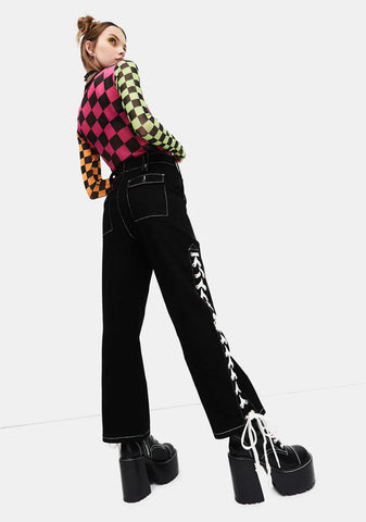 Read The Street Lace-Up Pants