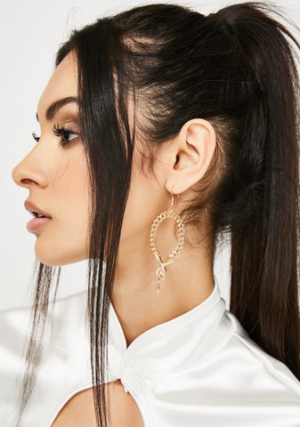 Slitherin' Around Snake Hoops