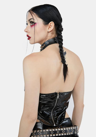 Fierce Delights Vinyl Bustier