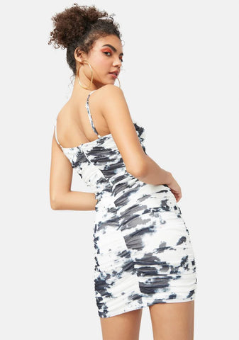 Change Of Heart Tie Dye Mini Dress