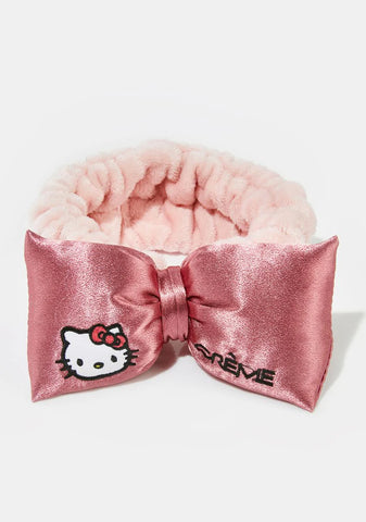 X Hello Kitty Satin Bow Headband