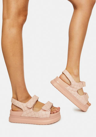 Blush By Your Side Gladiator Sandals