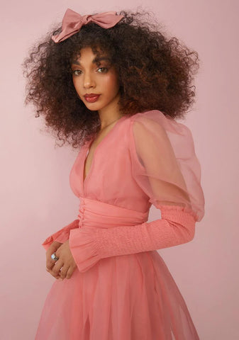 Talk About Forever Organza Mini Dress