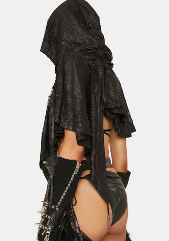 Dark Crystal Gothic Hooded Cape
