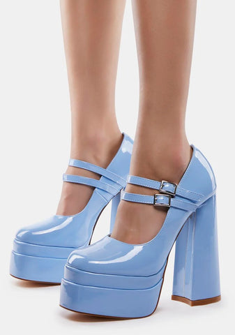 Baby Your Touch Platform Mary Janes