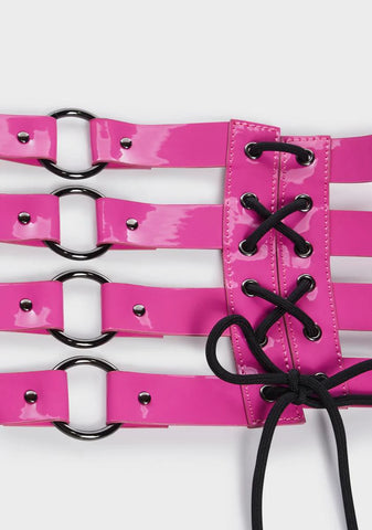 Integrity Lies Within Corset Belt