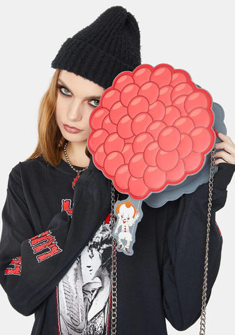 IT Pennywise You'll Float Too Balloon Crossbody