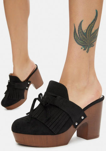 Night Wild For Wonder Platform Clogs