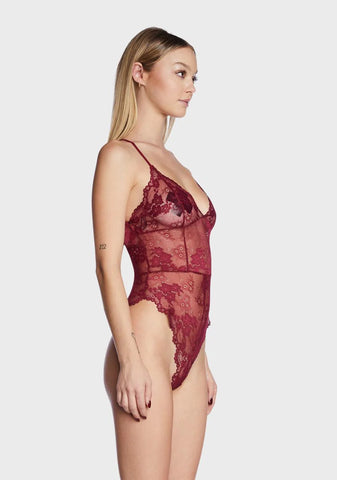 Stunning And Real Lace Teddy