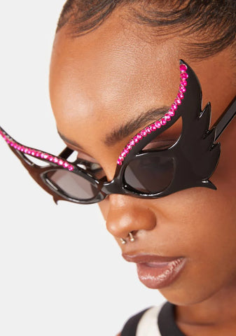 Pink Jezebel Sunglasses