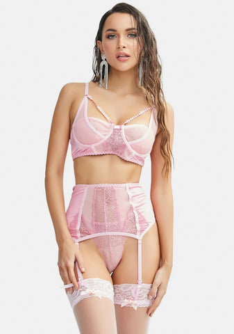 Sweet Daisy 3-Piece Garter Set