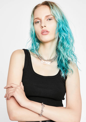 Link Ya L8R Chain Bracelet